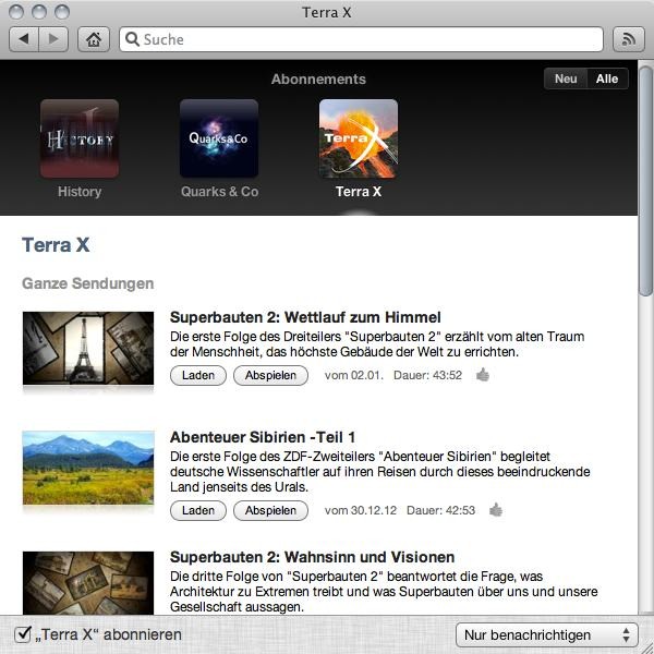 Mediathek App